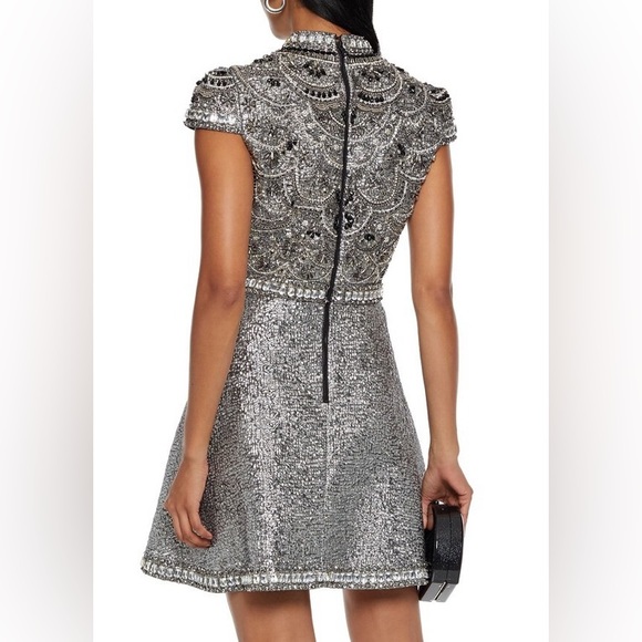 Alice + Olivia Women Floretta Embellished Metallic - Picture 4 of 4